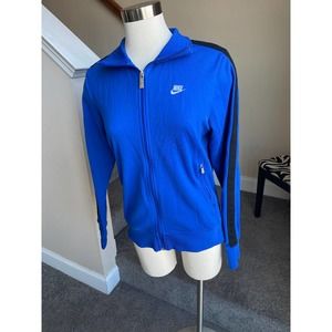 Women's royal blue Nike Golf dri fit zip up jacket, size small